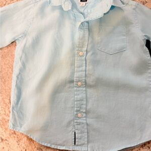 Janie and Jack Sky Blue Button Down Shirt